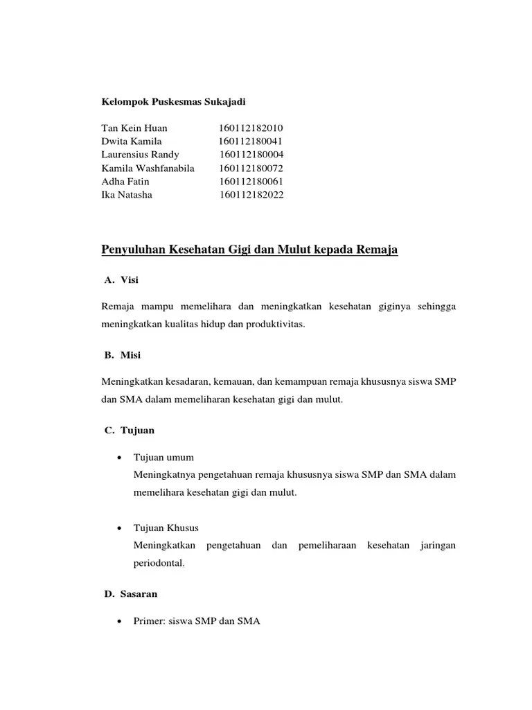 Kelompok 9 - Penyuluhan Pada Siswa SMP Dan SMA | PDF