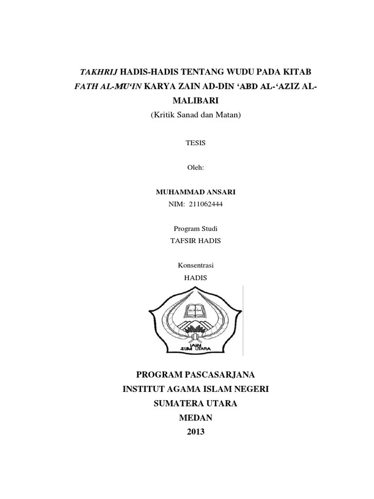 Takhrij Hadits PDF | PDF