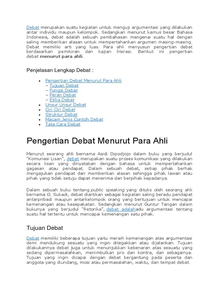 Debat | PDF