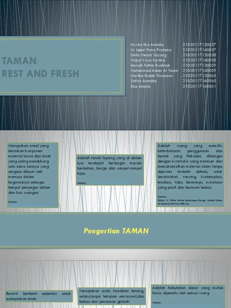 Taman Rest and Fresh