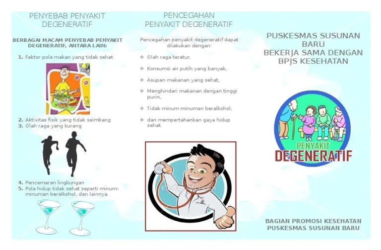 Leaflet Penyakit Degeneratif 1 | PDF