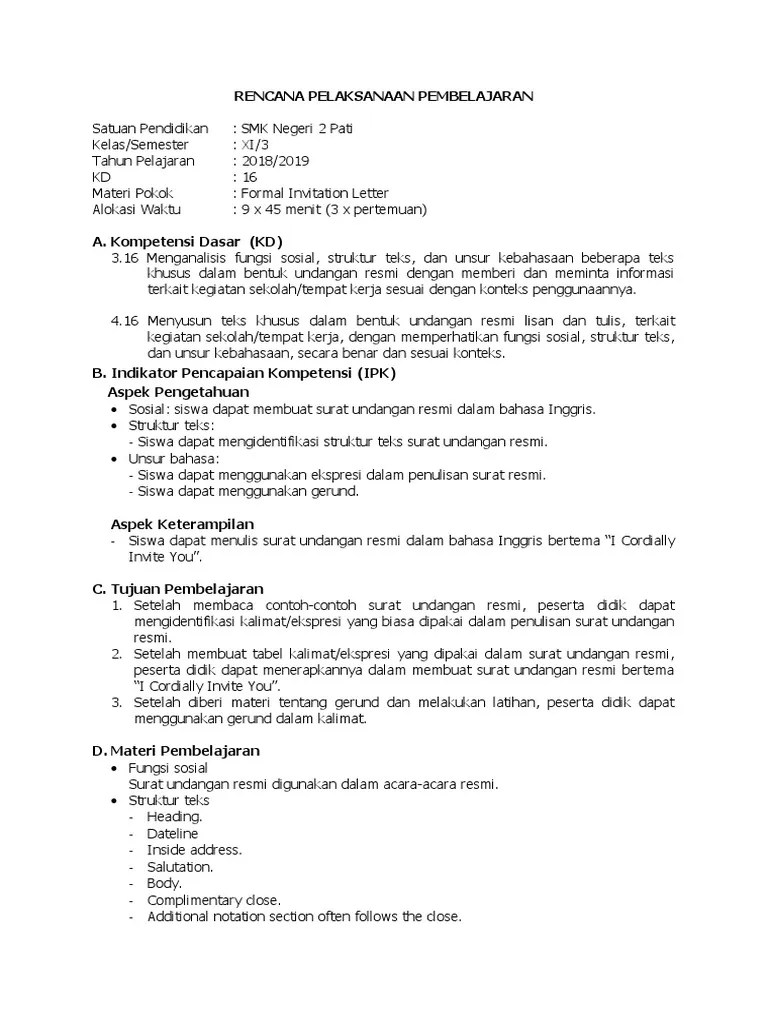 Contoh Surat Resmi Bahasa Inggris Beserta Strukturnya - Nusagates