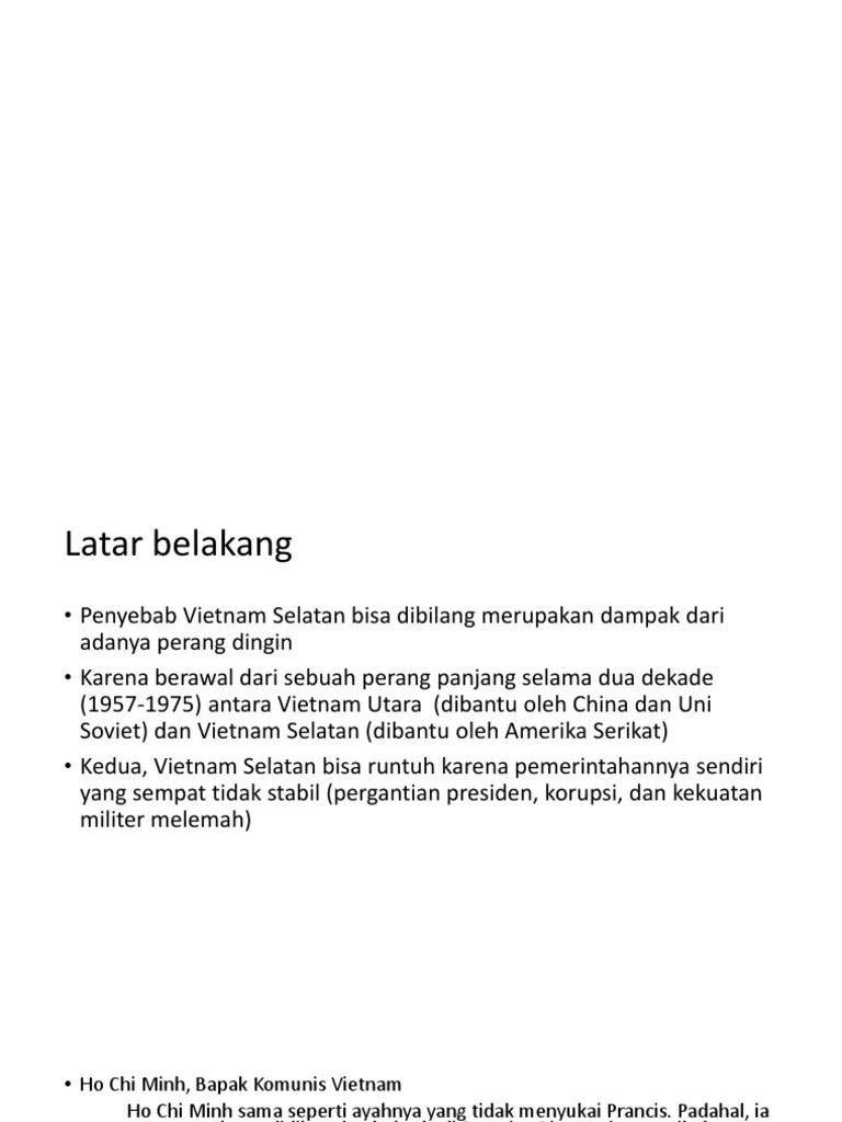 Runtuhnya Vietnam Selatan | PDF