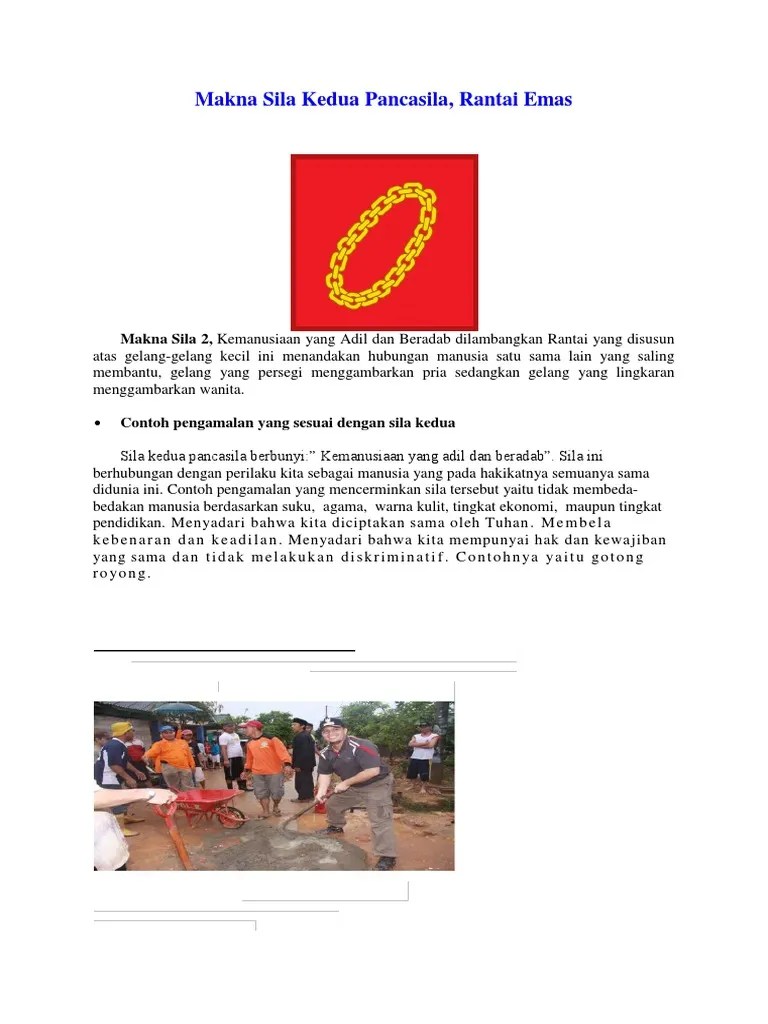 Makna Sila Kedua Pancasila | PDF