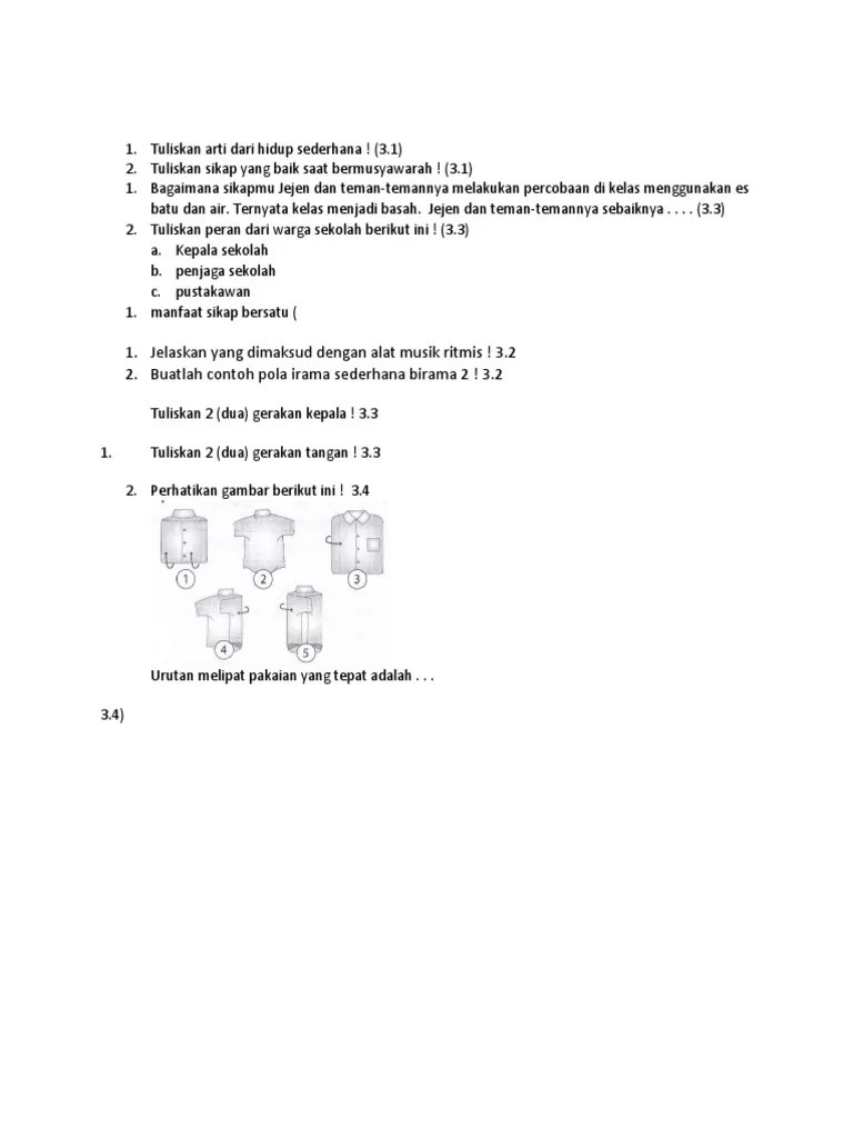 Tuliskan Arti Dari Hidup Sederhana | PDF