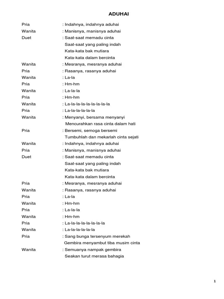 Lirik Lagu Bila Memang Kau Benar Benar Sayang Aku