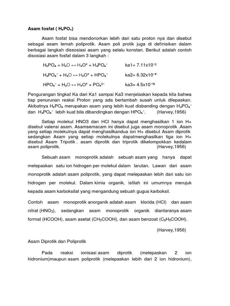 Asam Fosfat | PDF