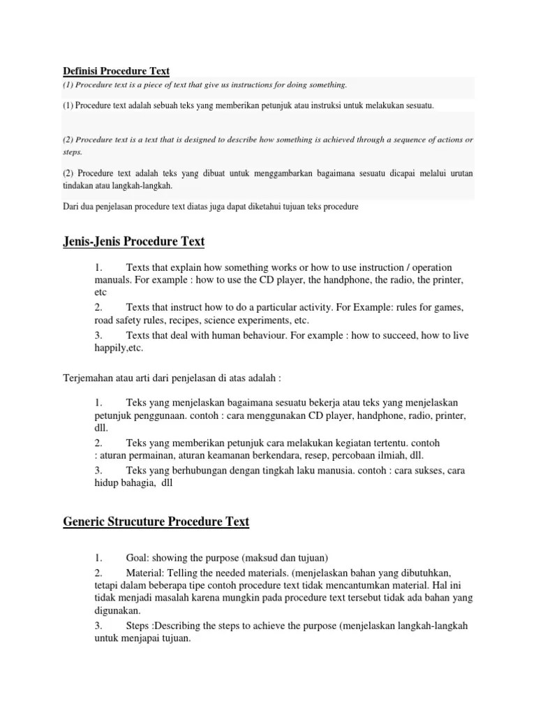 Contoh Procedure Text How To Use Printer – Beinyu.com