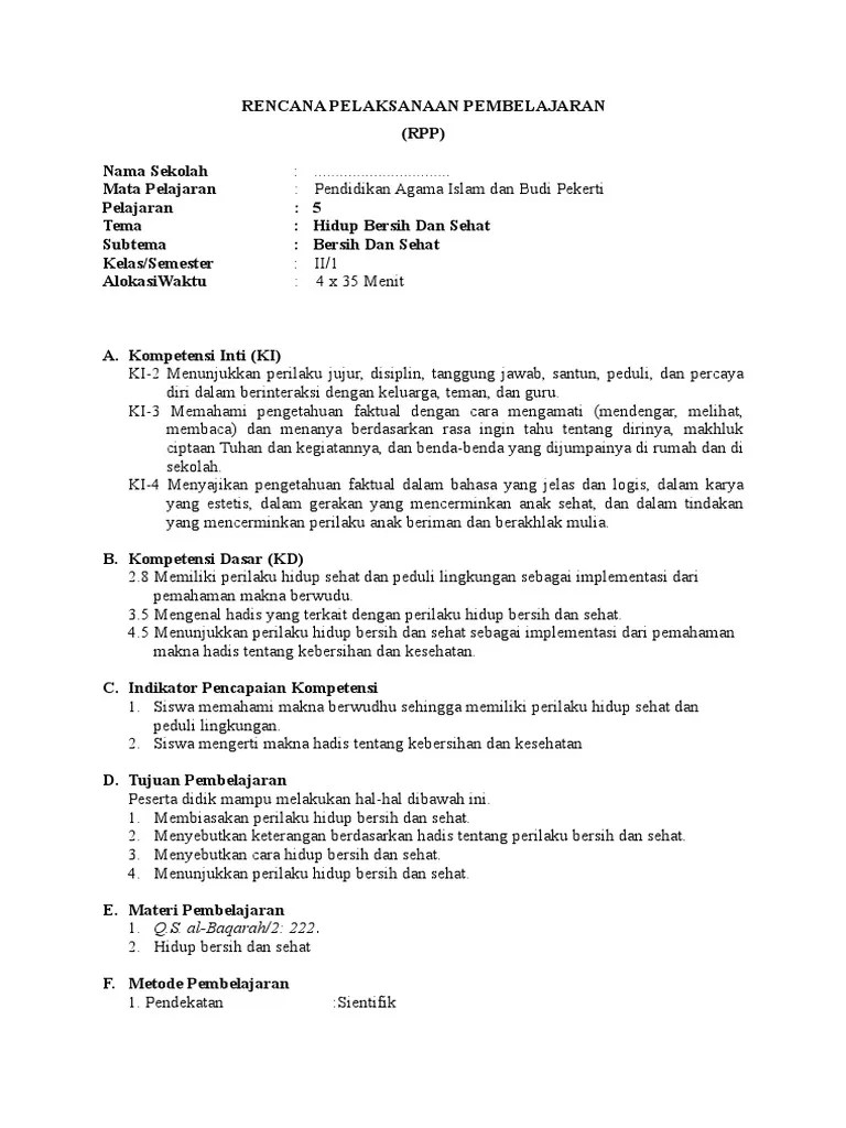 Hidup Bersih Dan Sehat-Bersih Dan Sehat | PDF