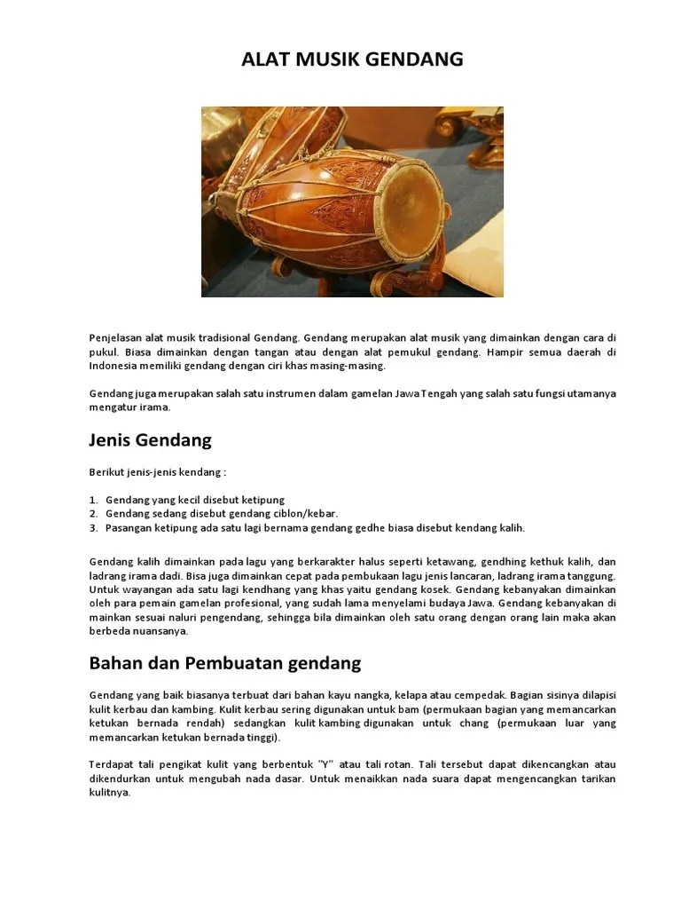Gendang | PDF