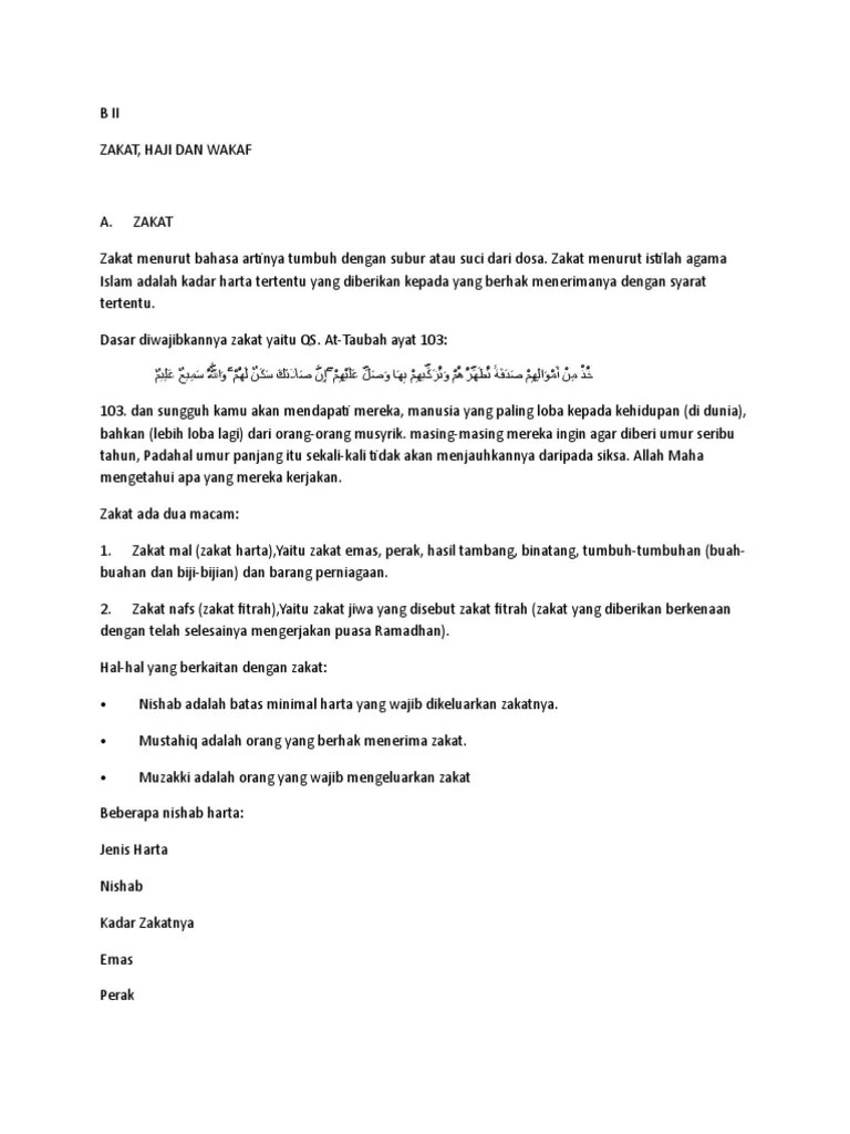 Orang Yang Mewakafkan Harta Miliknya Disebut - Coba Sebutkan