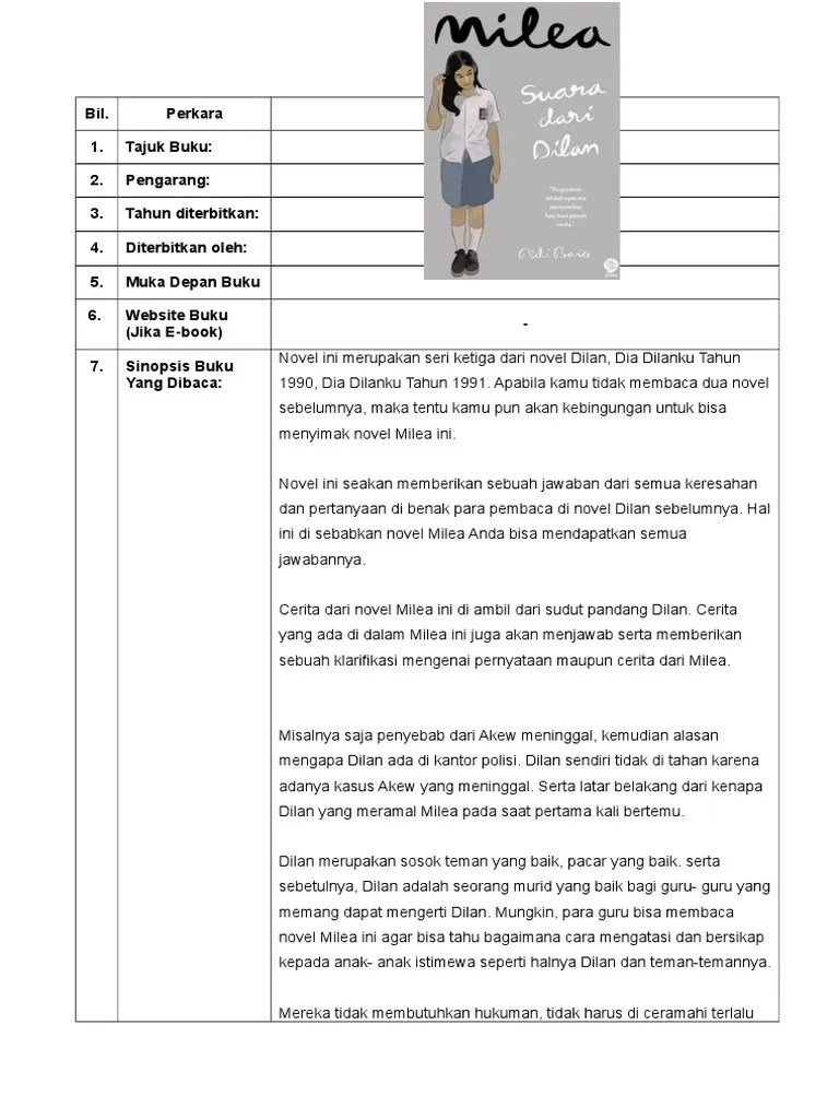 Milea, Suara Dari Dilan | PDF