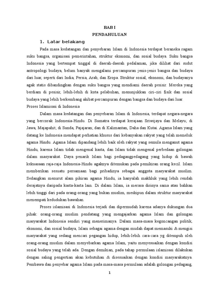 Makalah Islamisasi Dan Silang Budaya Di Nusantara | PDF