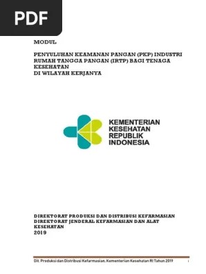 Modul Pelatihan PKP IRTP Nakes Di Wilayah Kerjanya-Rev | PDF