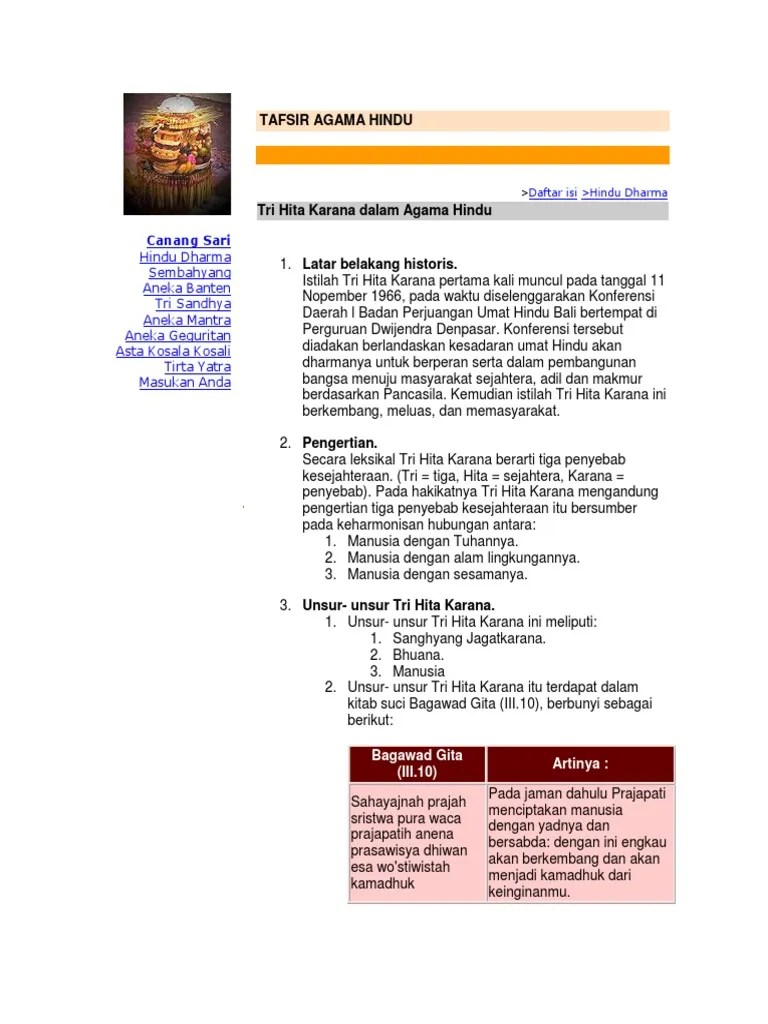 Artikel - Tri Hita Karana | PDF