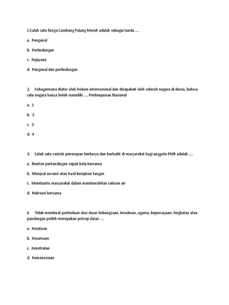 1.soal Gerakan Wira | PDF