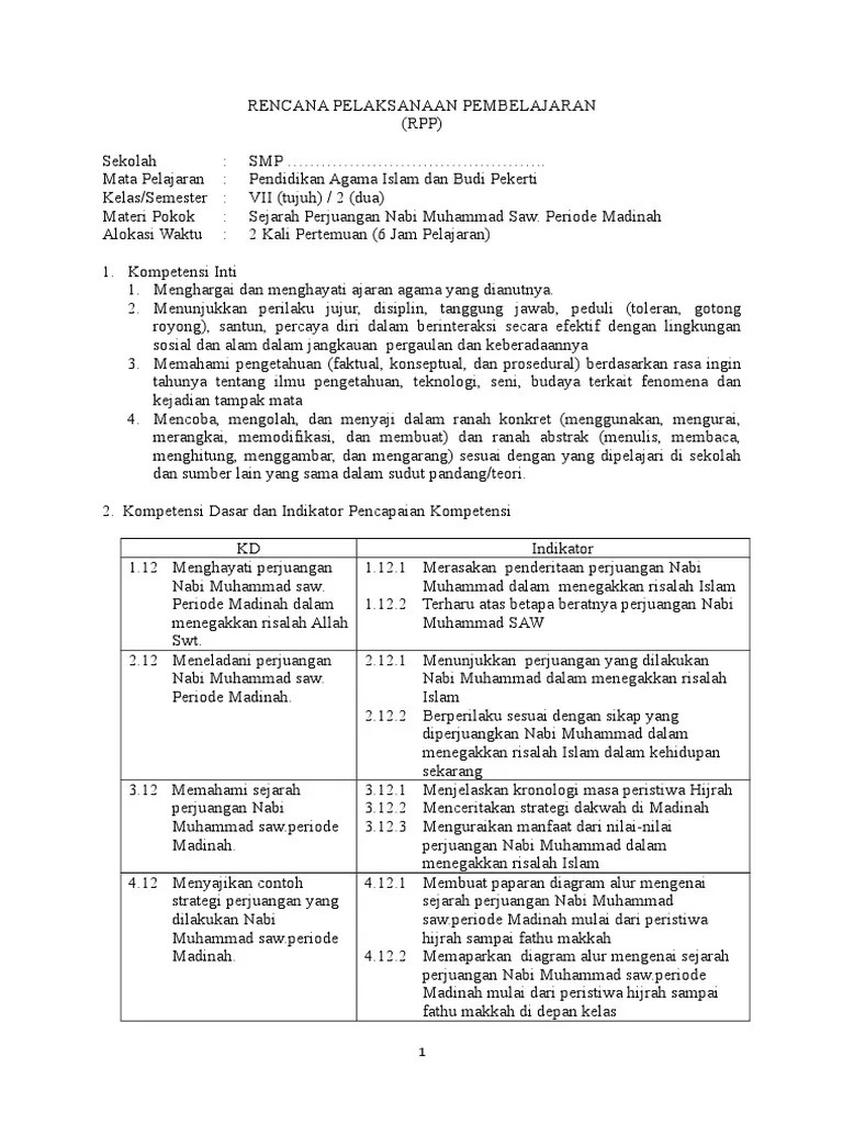 5 - Sejarah Dakwah Nabi Periode Madinah | PDF