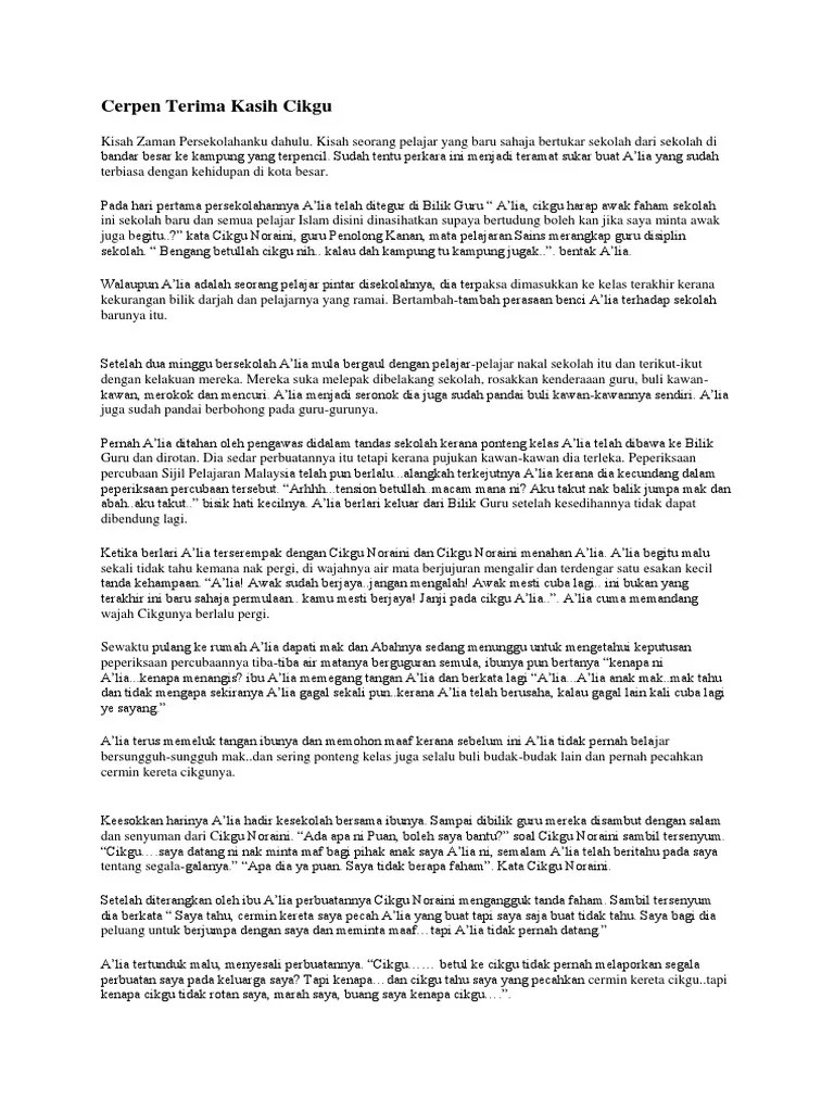 Cerpen Tentang Kisah Kasih Di Sekolah