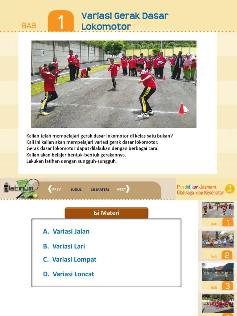 Gerak Lokomotor Kelas2 | PDF