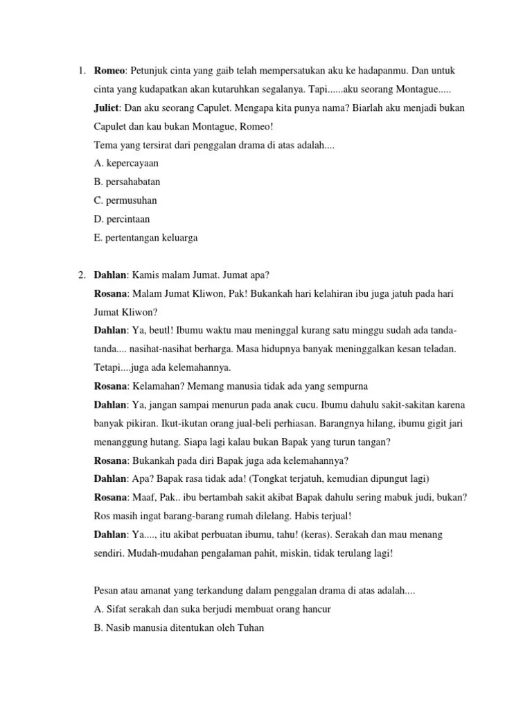 Soal Drama | PDF