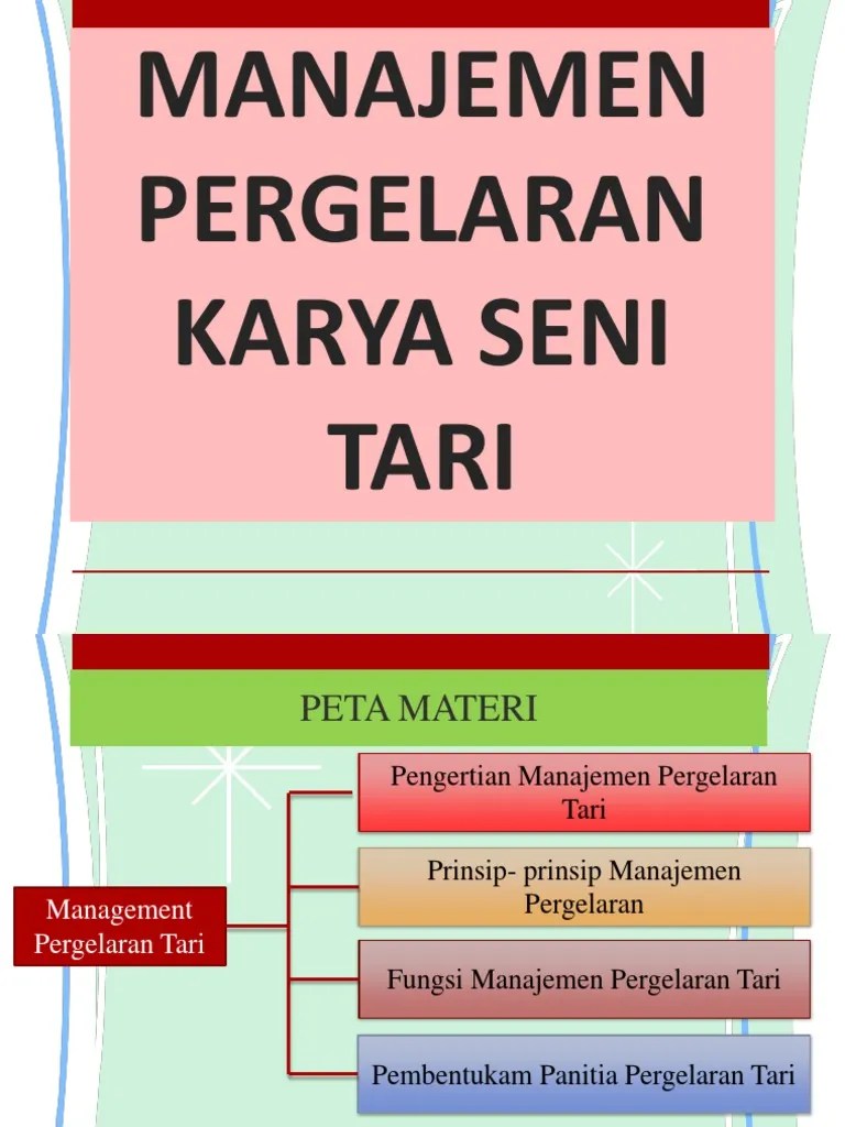 Manajemen Pagelaran Tari | PDF