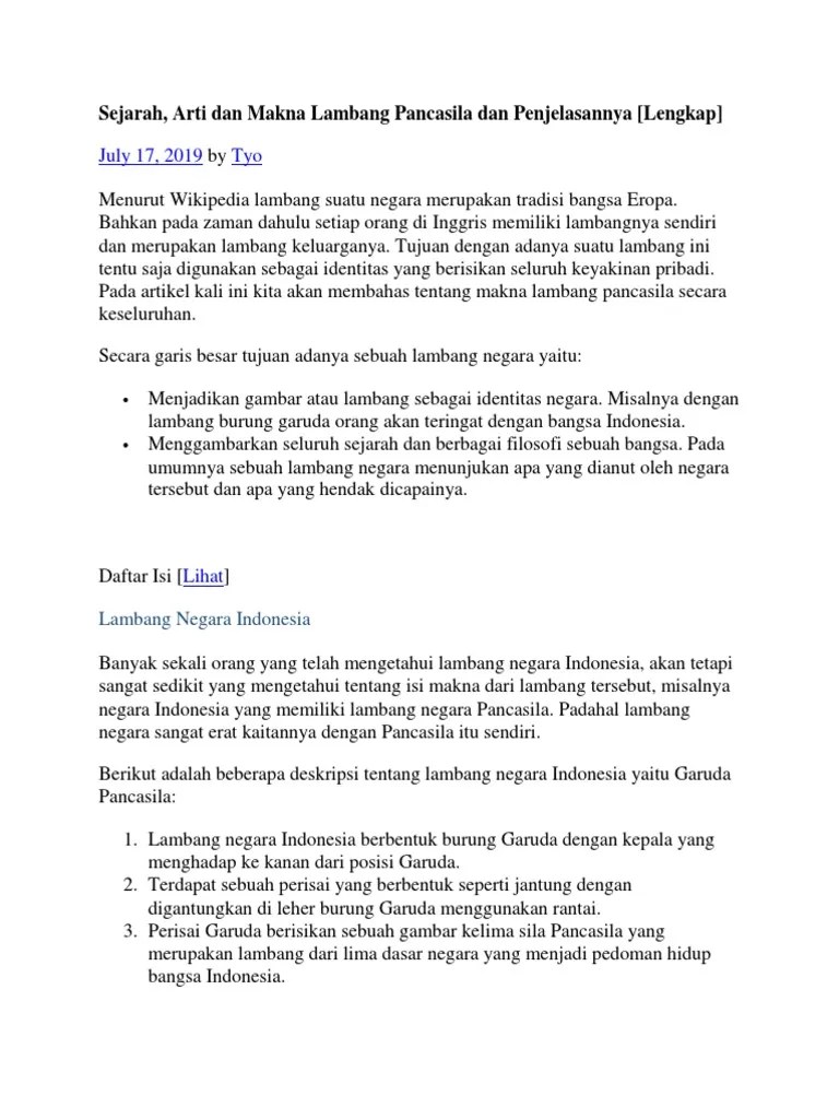 Sejarah Pancasila | PDF