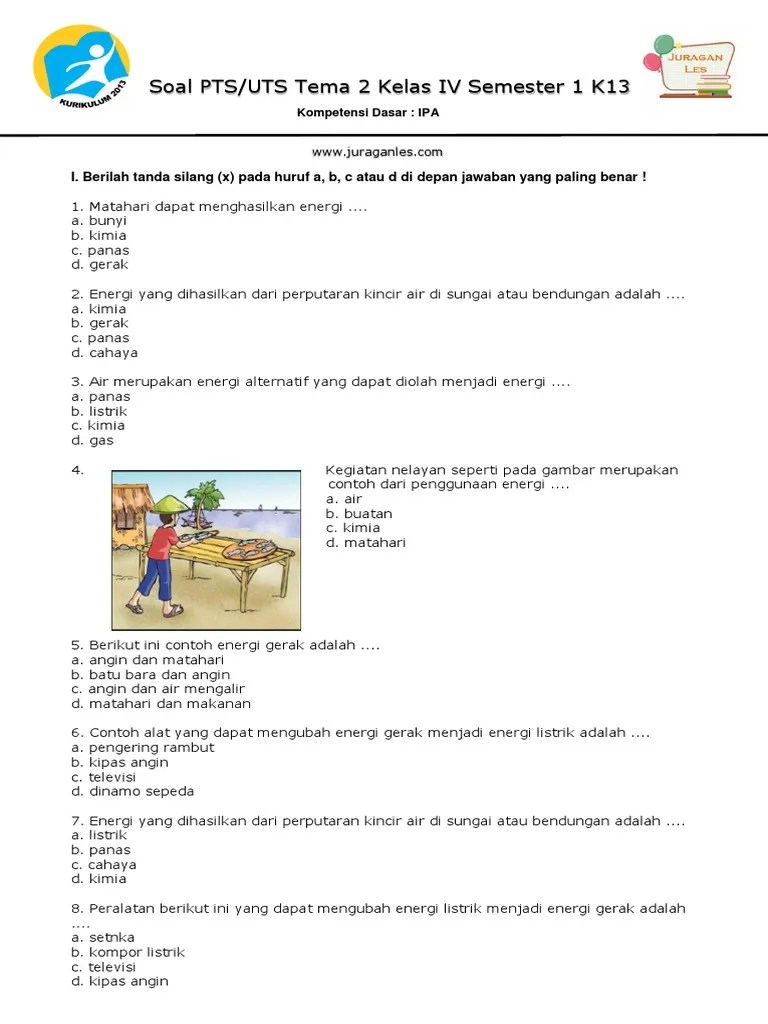 Tema 2 Kelas 4 Semester 1 IPA PDF | PDF