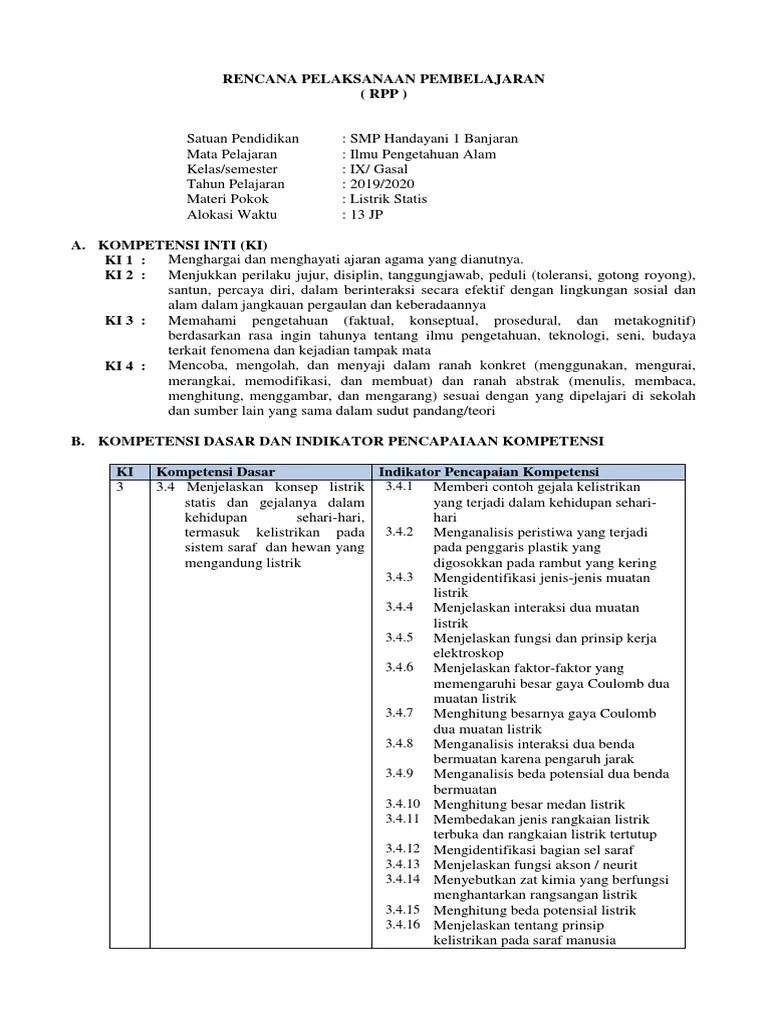 Soal Pilgan Ipa Smp Listrik Statis – Beinyu.com