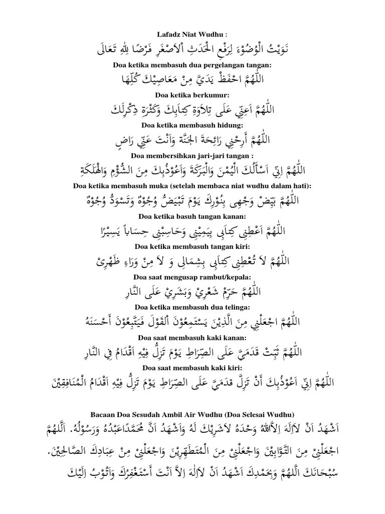 Doa Wudhu Ketika Membasuh Hidung - Informasi Doa Terlengkap 💕