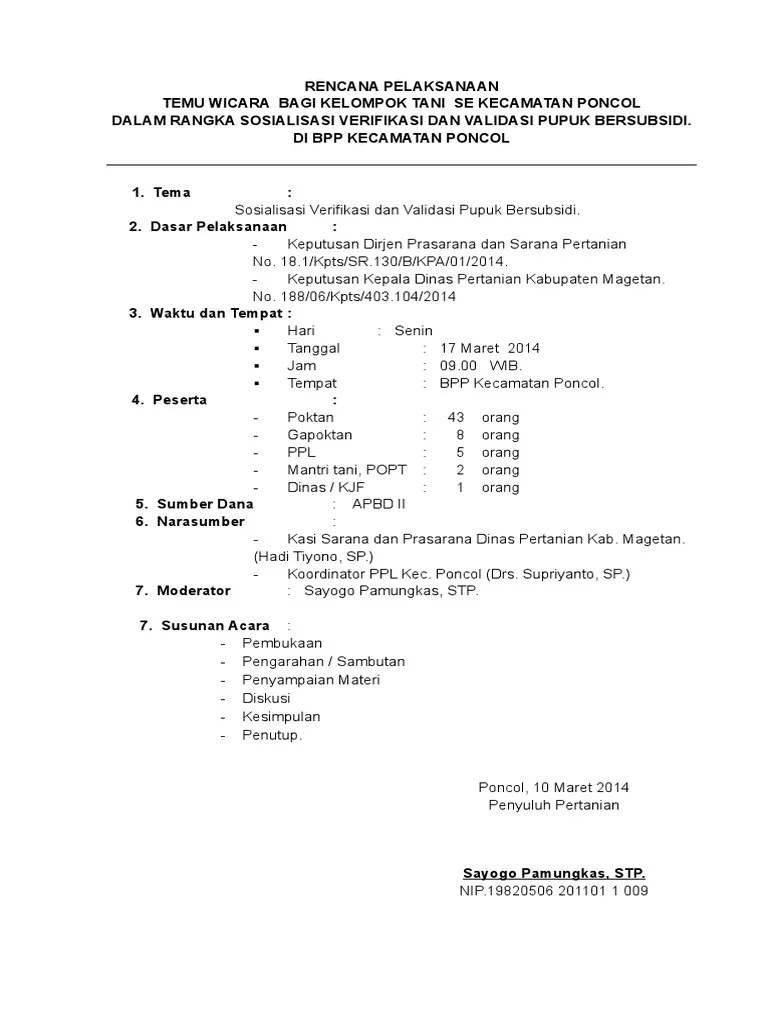 Rencana Temu Wicara | PDF