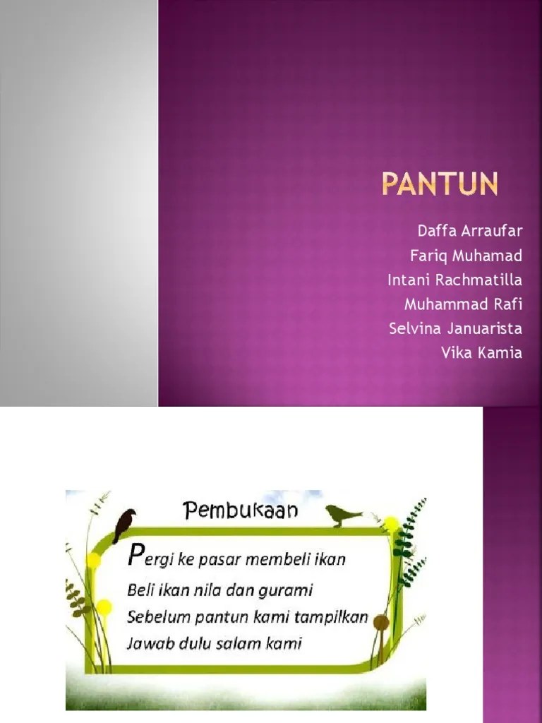 PANTUN | PDF