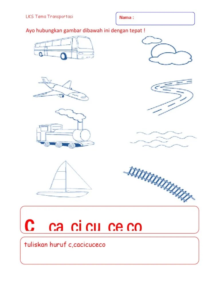 Lks Kognitif Alat Transportasi | PDF