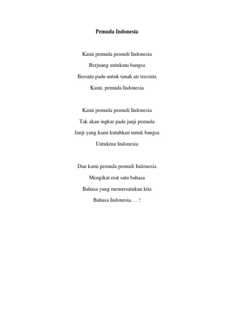 Puisi Sumpah Pemuda | PDF