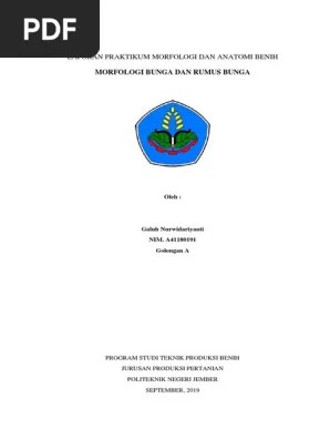 Morfologi Dan Anatomi Benih | PDF