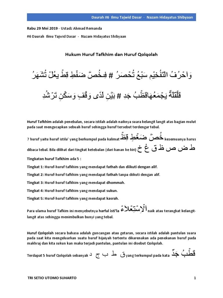 6 Hidayatus Shibyaan PDF