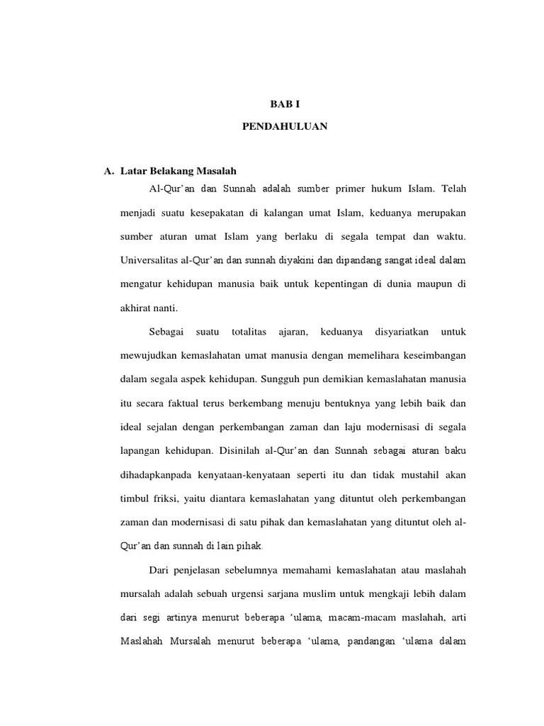 Maslahah Mursalah | PDF