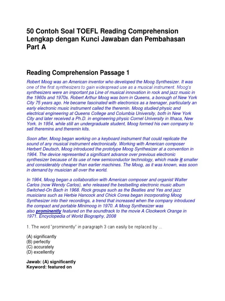 Kumpulan Soal Teofl Dan Pembahasannya Doc – Beinyu.com