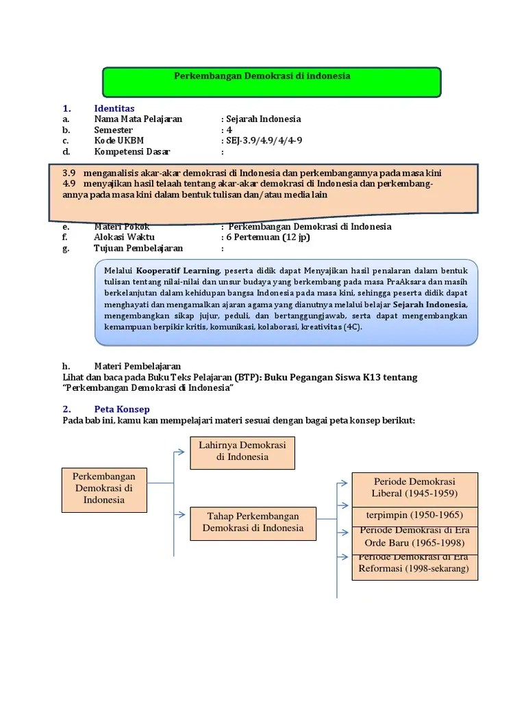 Sejarah Dan Perkembangan Demokrasi Di Indonesia – Mudah