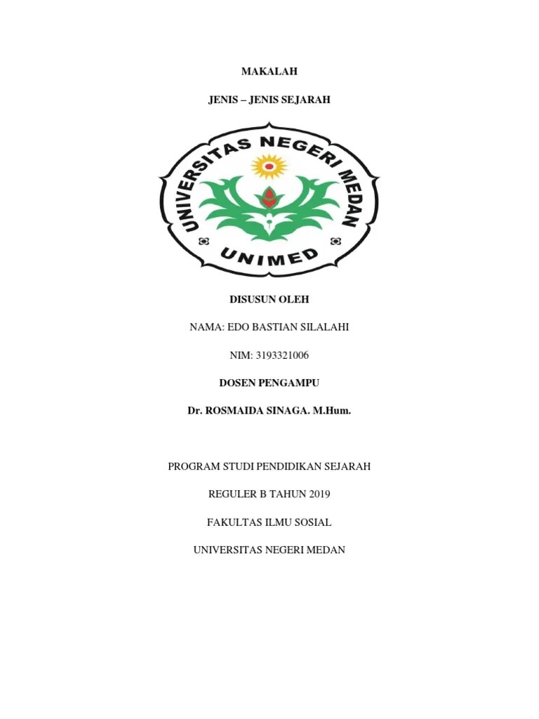 Jenis - Jenis Sejarah | PDF