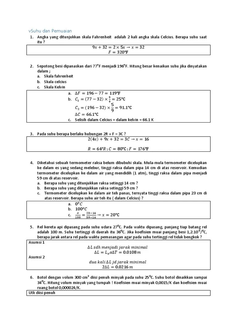 Suhu Kamar Dalam Celcius Dan Kelvin – Nasi