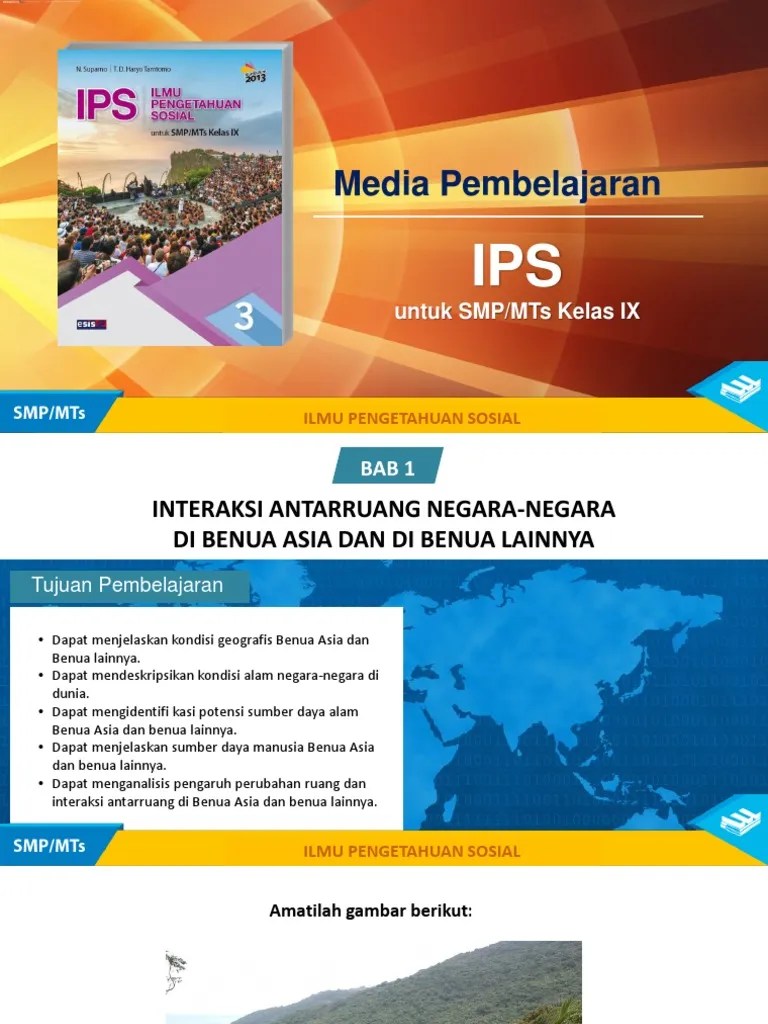 PPT IPS Kelas 9 K13 BAB 1 Interaksi Antarnegara Asia Dan Negara Lainnya |  PDF