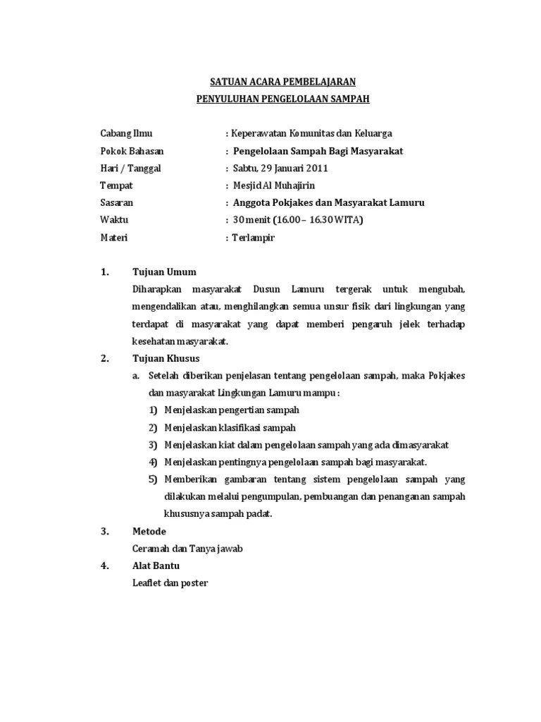 02.a.pengelolaan Sampah | PDF