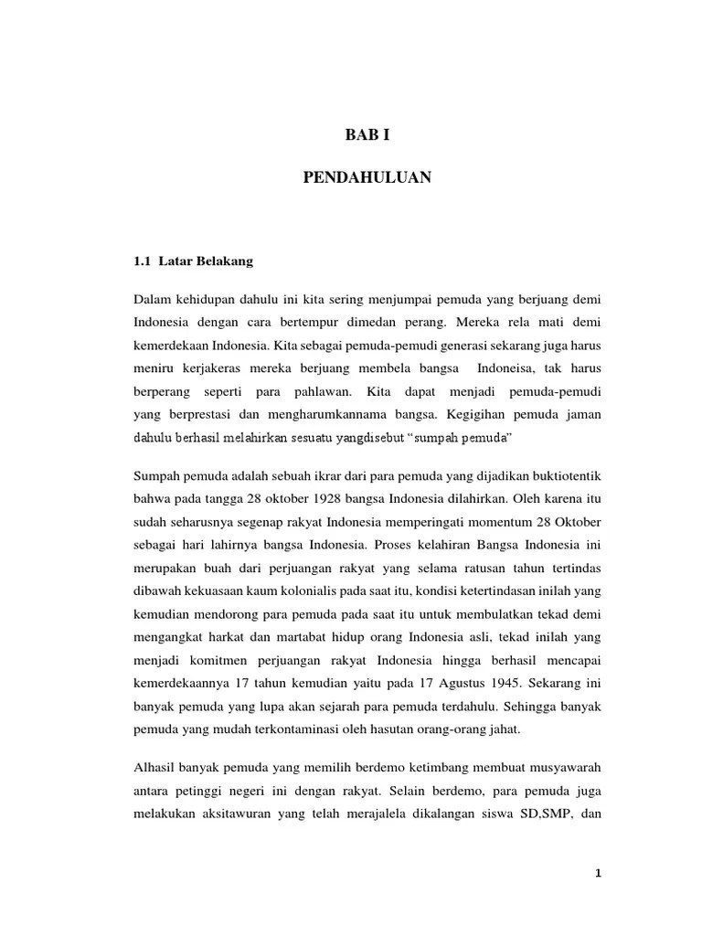 Sejarah Lahirnya Sumpah Pemuda | PDF