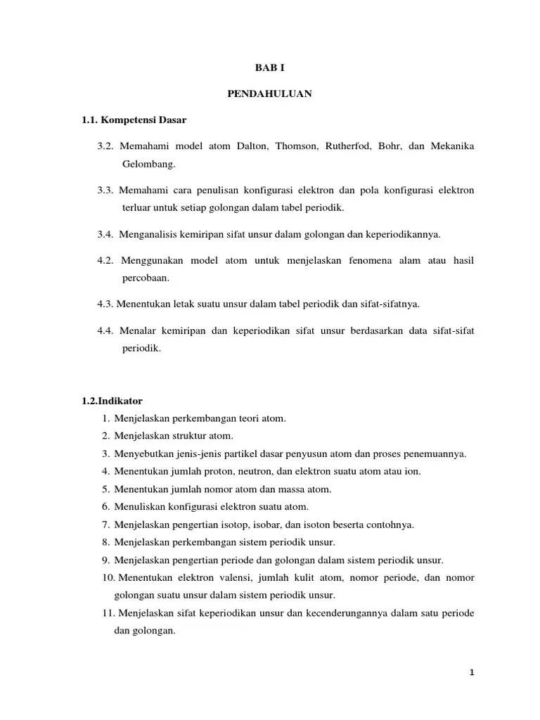 Perkembangan Teori Atom FIX REVISI | PDF