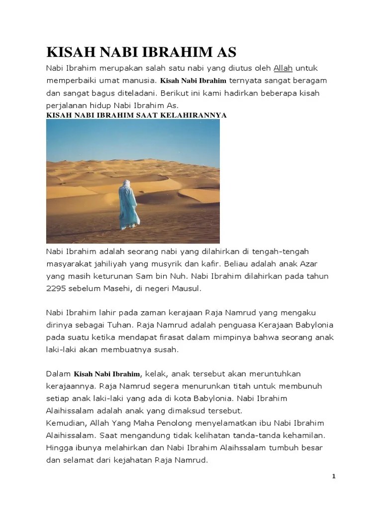 Kisah Nabi Ibrahim As | PDF