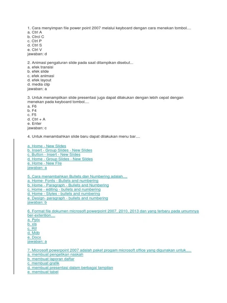 Soal Uts Mikroprosesor Bsi