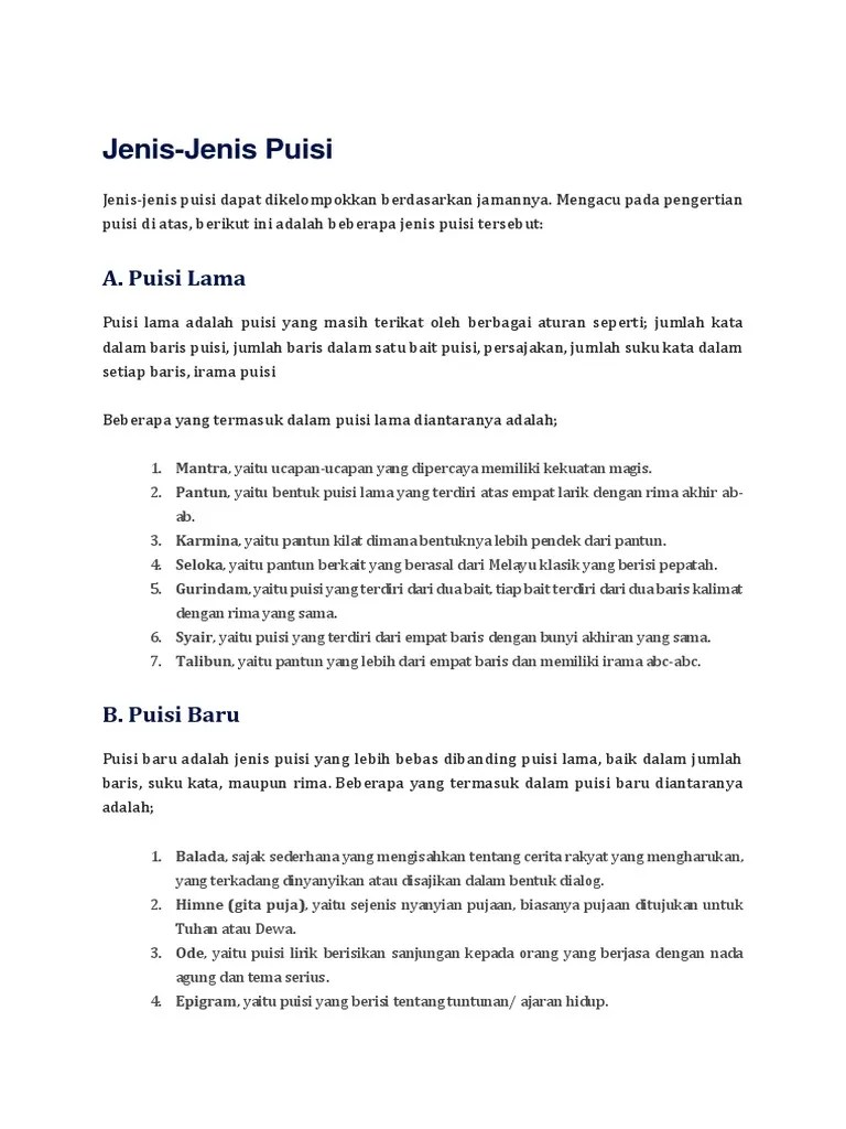 Puisi | PDF