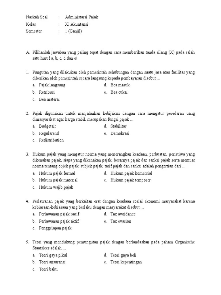 Administarsi Pajak | PDF