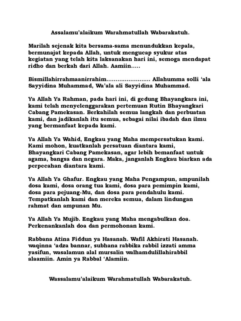 Doa Bhayangkari | PDF