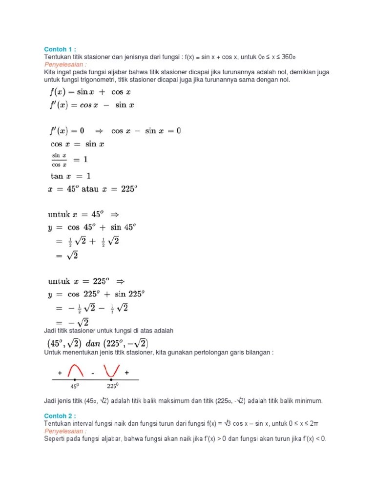 31+ Menentukan fungsi naik dan turun info | Maks ID